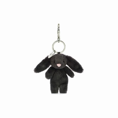 Jellycat Bashful Bunny Inky Bag Charm USA | 18964CARK